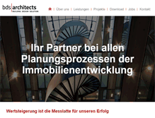 Tablet Screenshot of bdsarchitects.com